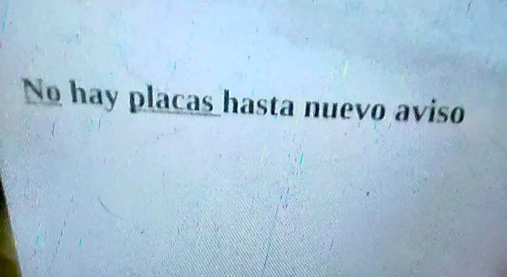 Aviso no ambulatorio