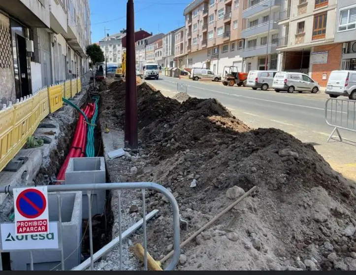 rua areal obras