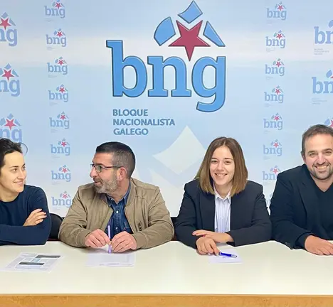 Membros do Consello local do BNG de Lal&iacute;n