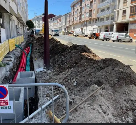 rua areal obras