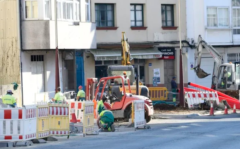 Obras na rúa